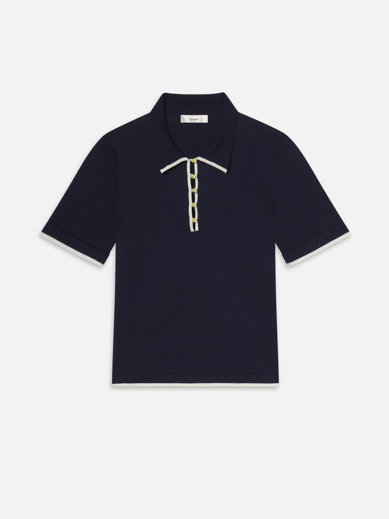 Frame The Sport Polo Navy Multi