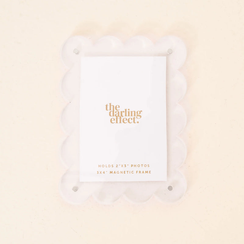 The Darling Effect Mini Acrylic Picture Frame Magnet-Clear