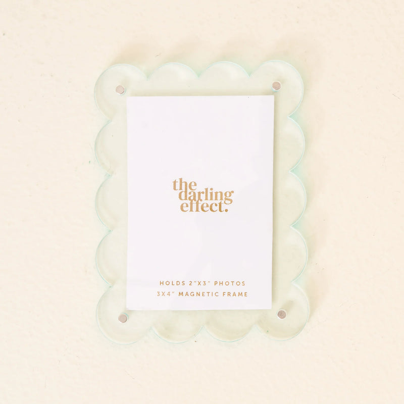 The Darling Effect Mini Acrylic Picture Frame Magnet-Pale Blue