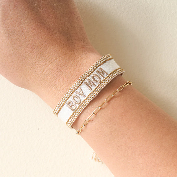 The Darling Effect Woven Bracelet-Boy Mom