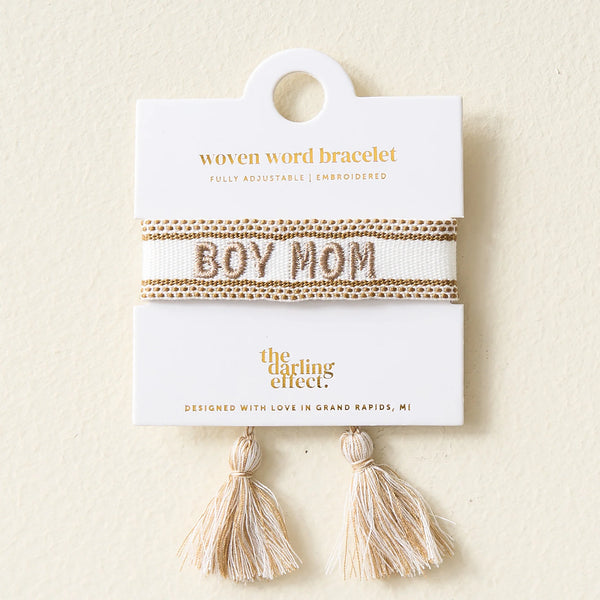 The Darling Effect Woven Bracelet-Boy Mom