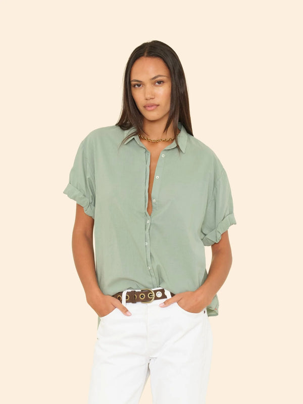 Xirena Channing Shirt Sage Leaf