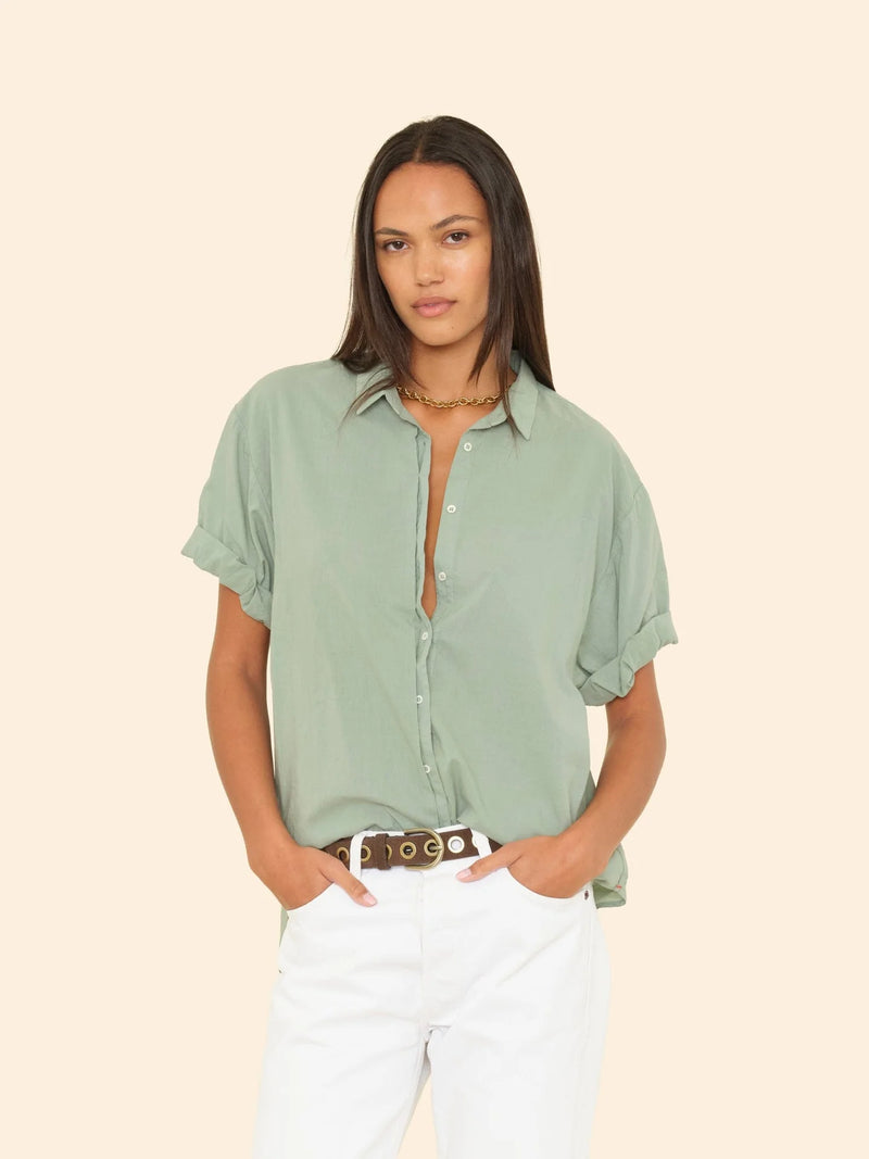 Xirena Channing Shirt Sage Leaf