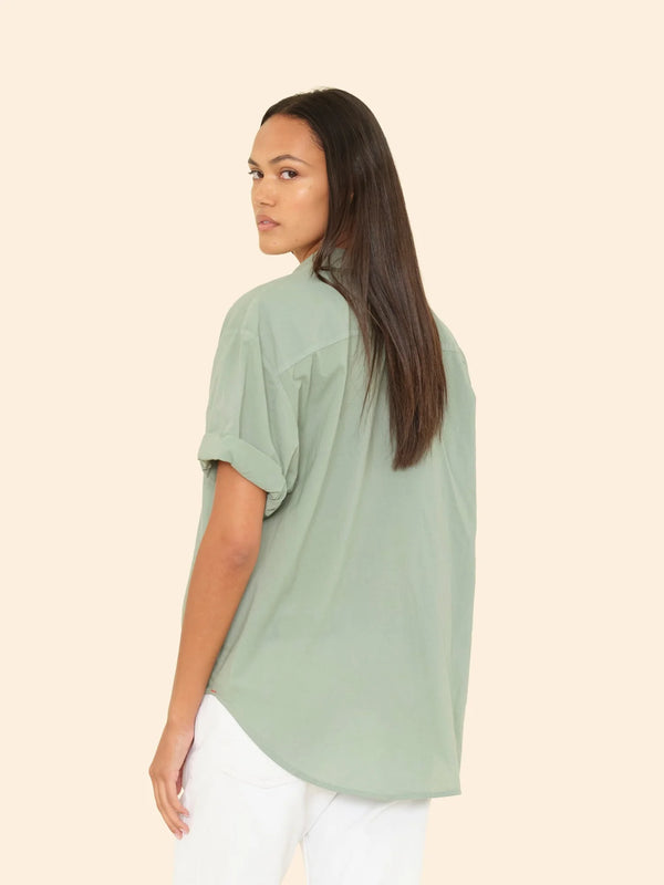Xirena Channing Shirt Sage Leaf