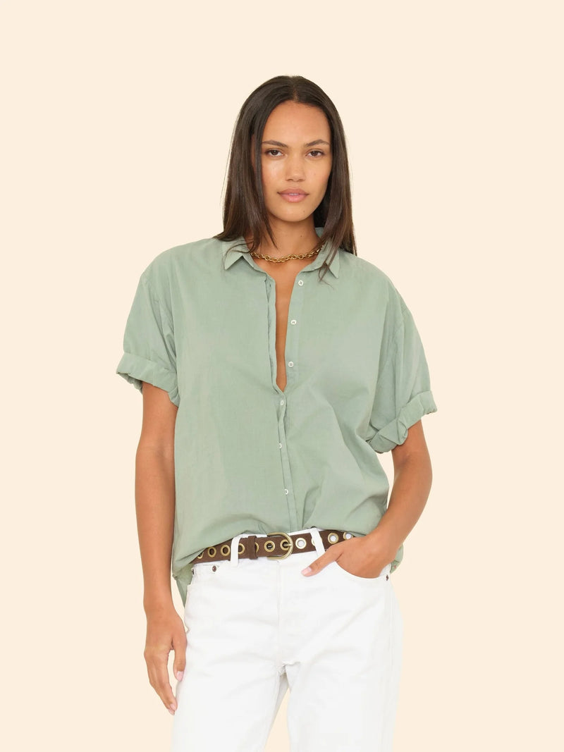 Xirena Channing Shirt Sage Leaf