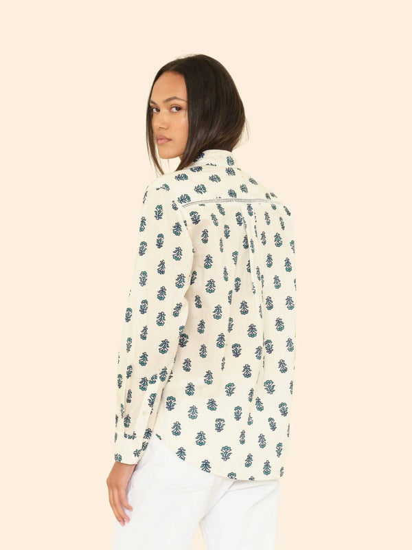 Xirena Emmie Shirt Clover Stamp