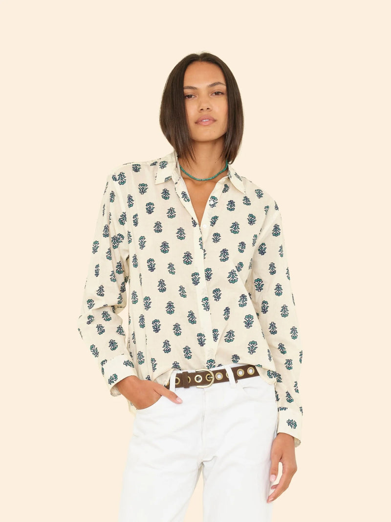 Xirena Emmie Shirt Clover Stamp