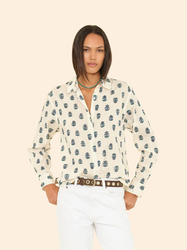 Xirena Emmie Shirt Clover Stamp