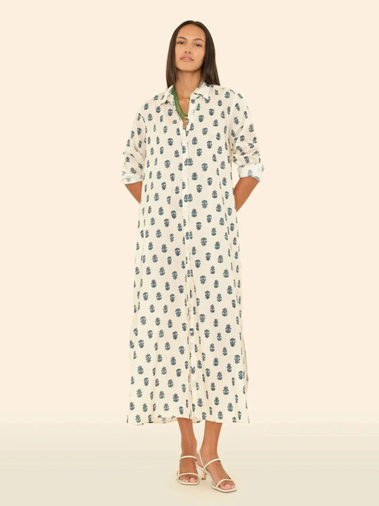 Xirena Goldin Dress Clover Stamp