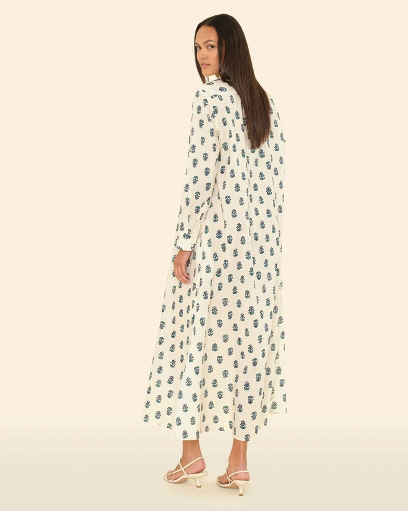 Xirena Goldin Dress Clover Stamp