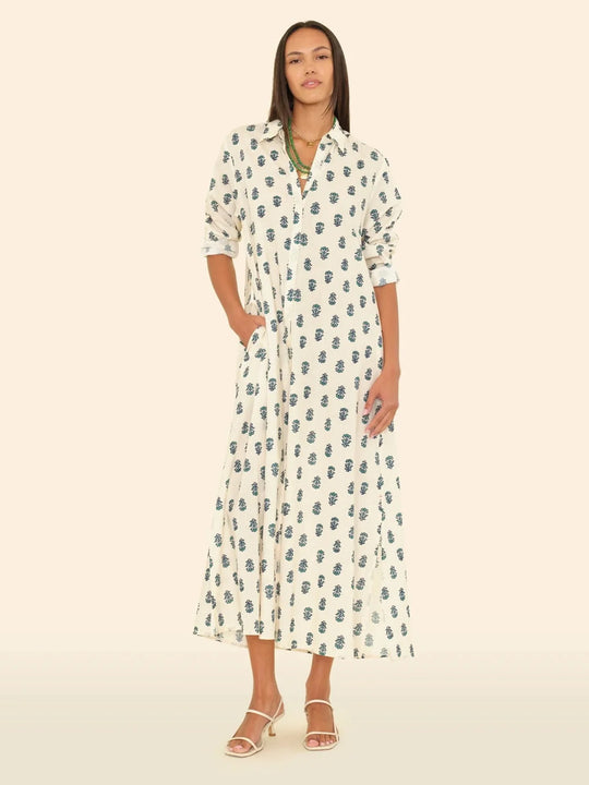 Xirena Goldin Dress Clover Stamp