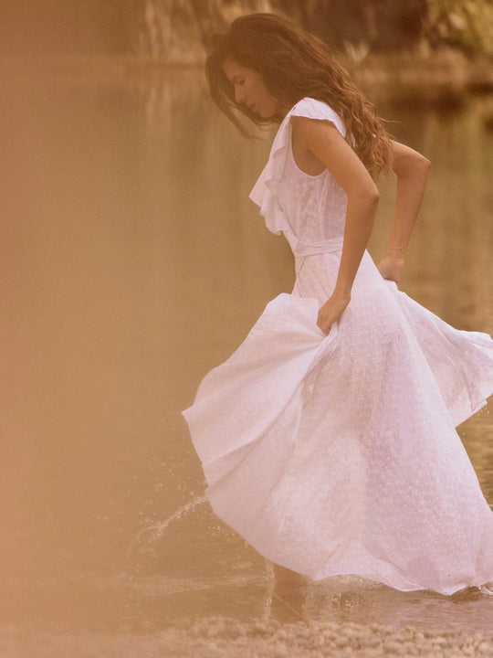 Xirena Lola Dress Blanc