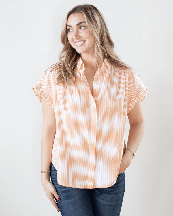 Xirena Noah Shirt Tangerine