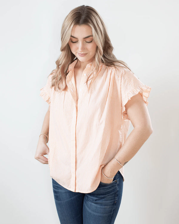 Xirena Noah Shirt Tangerine