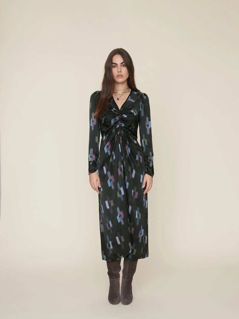 Xirena Odessa Dress Black Ikat