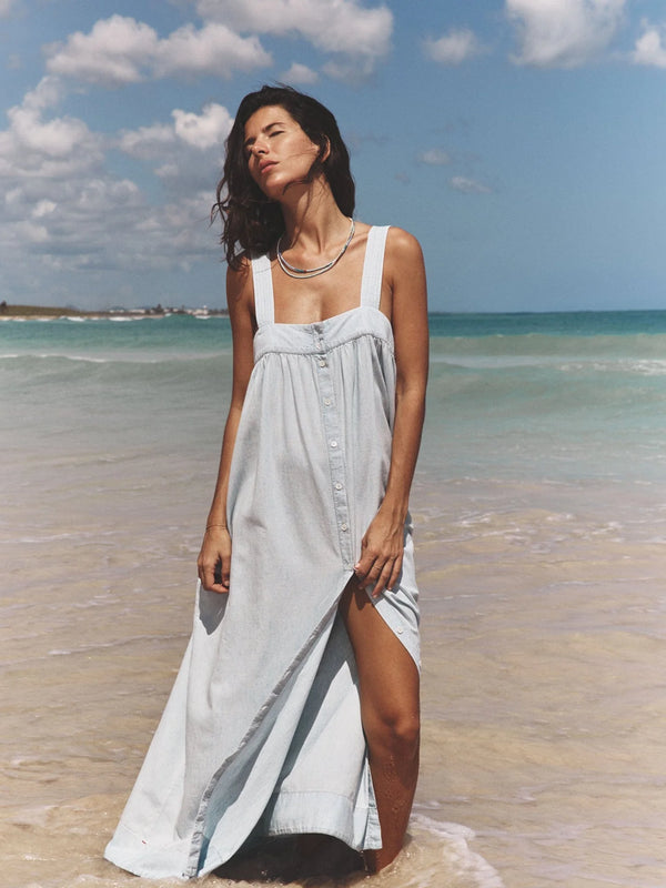 Xirena Orly Dress Air Blue