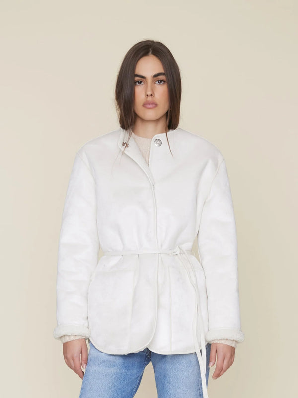 Xirena Sinclair Suede Coat Bluff