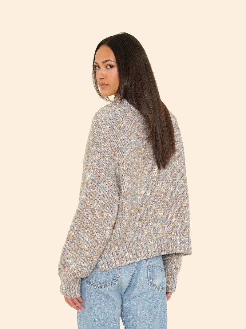 Xirena Keyes Sweater Light Blue Melange