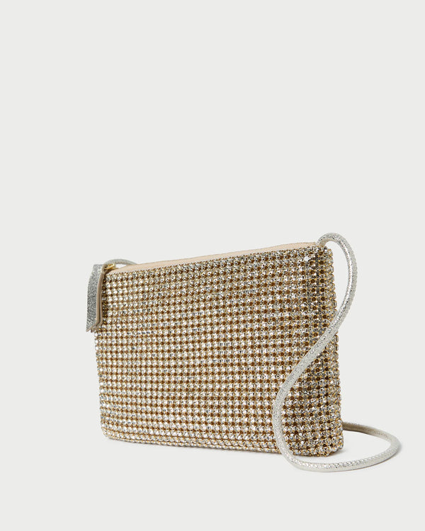 Loeffler Randall Yasmine Gold Crossbody