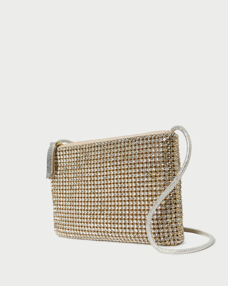 Loeffler Randall Yasmine Gold Crossbody