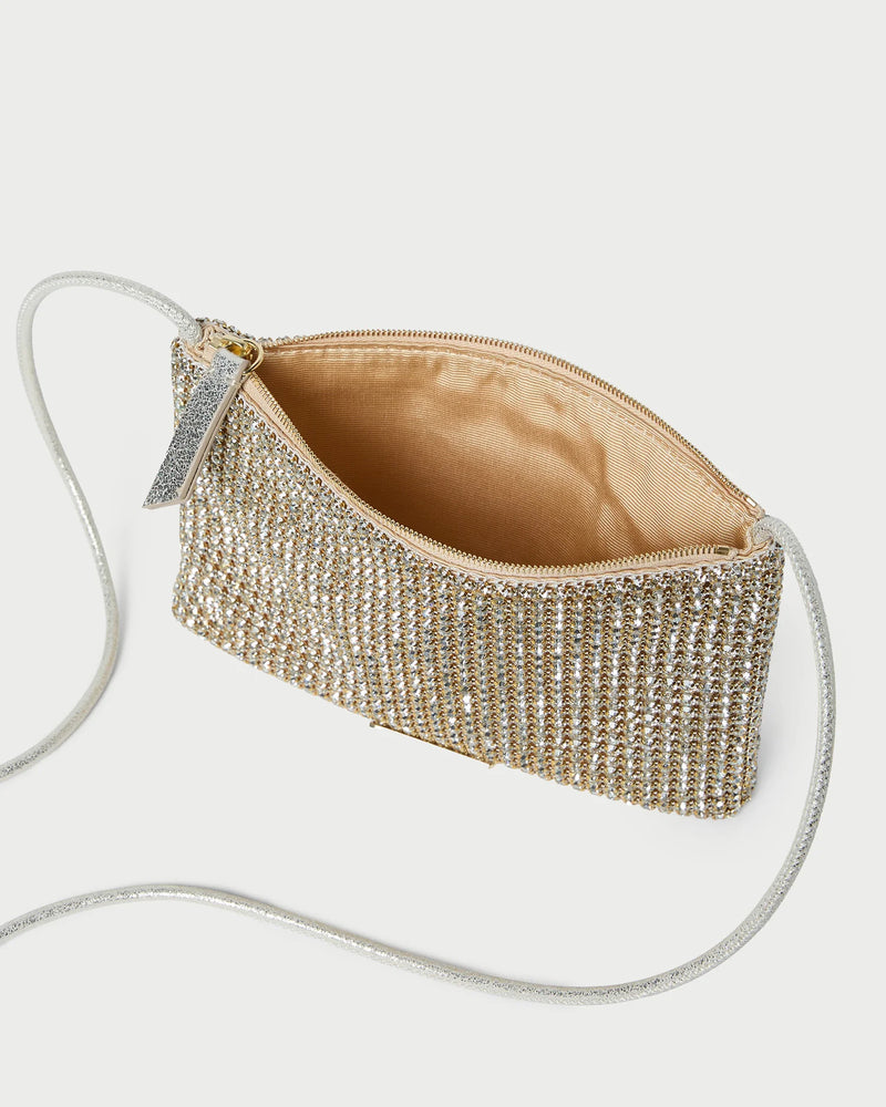 Loeffler Randall Yasmine Gold Crossbody