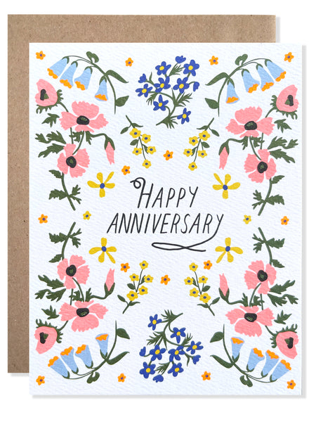 Hartland Brooklyn Happy Anniversary Bluebells