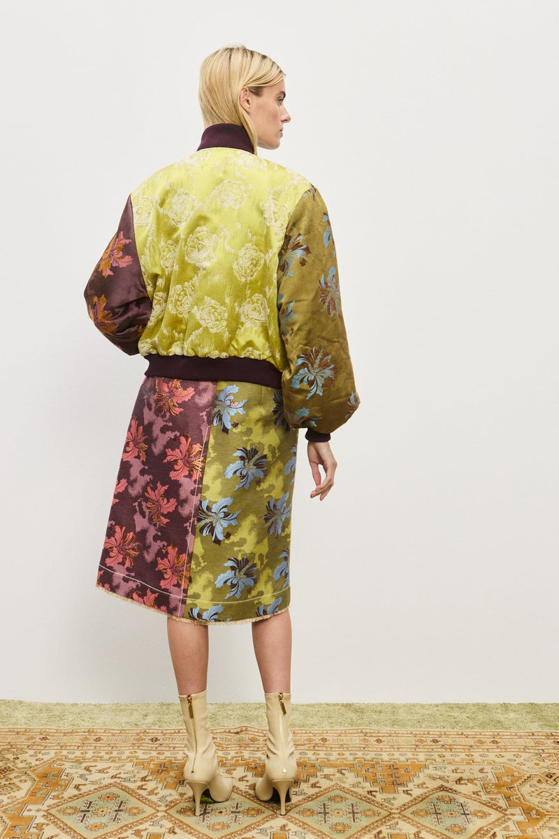 Alemais Adriana Jacquard Bomber Jacket