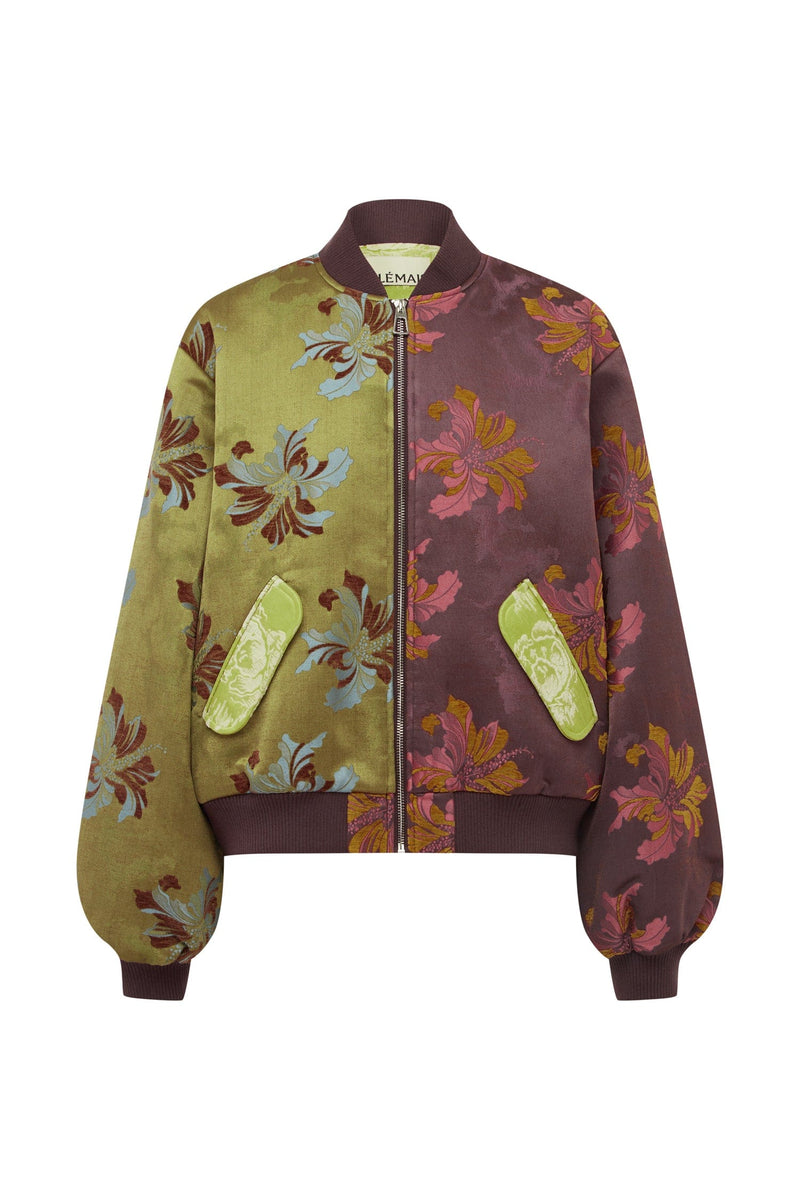 Alemais Adriana Jacquard Bomber Jacket