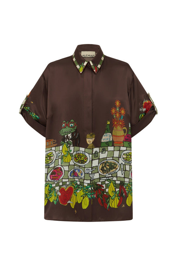 Alemais Fredo Silk Shirt