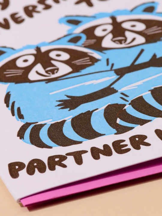 And Here We Are Anniversary Card - Partners in Crime
