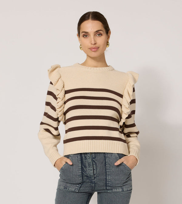 Cleobella Blair Sweater CreamBrown