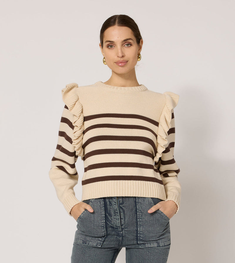 Cleobella Blair Sweater CreamBrown