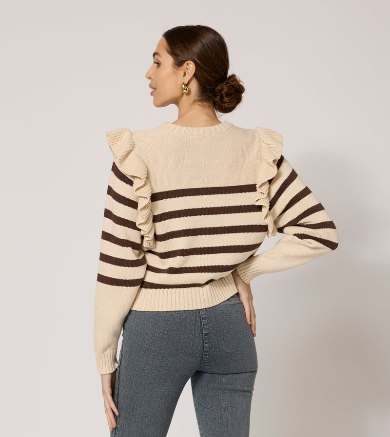 Cleobella Blair Sweater CreamBrown