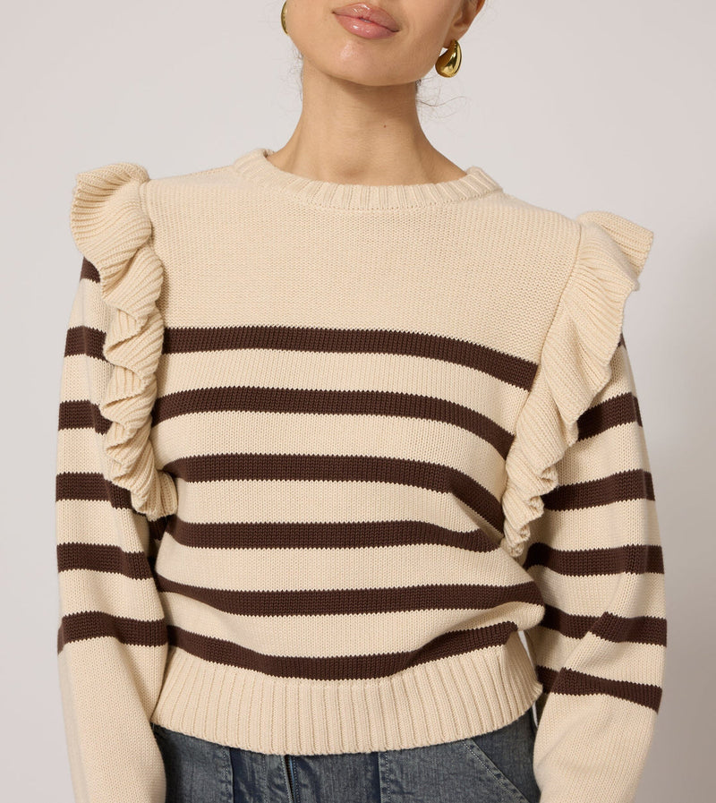 Cleobella Blair Sweater CreamBrown