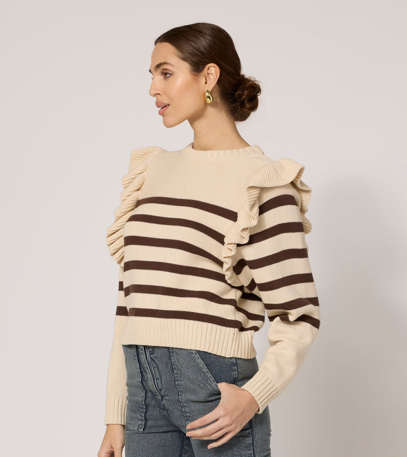 Cleobella Blair Sweater CreamBrown