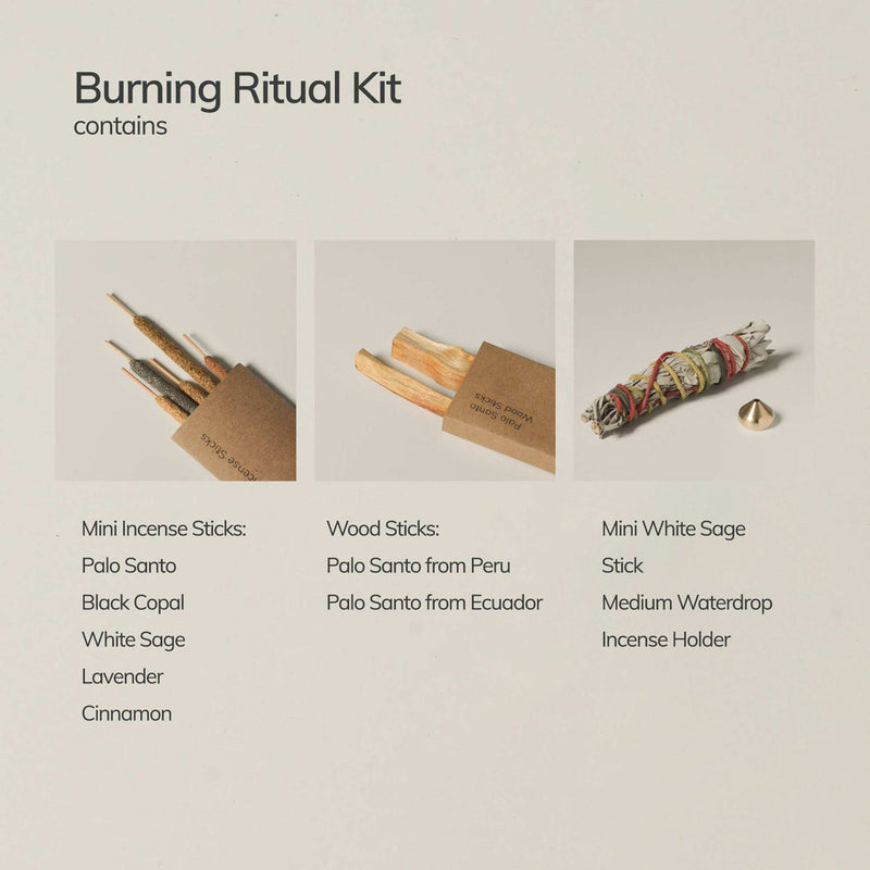 Cedar and Myrrh Burning Ritual Sample Kit