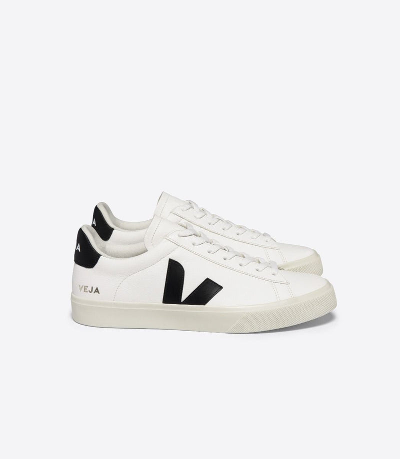 VEJA Campo Chromefree Leather Extra White Black