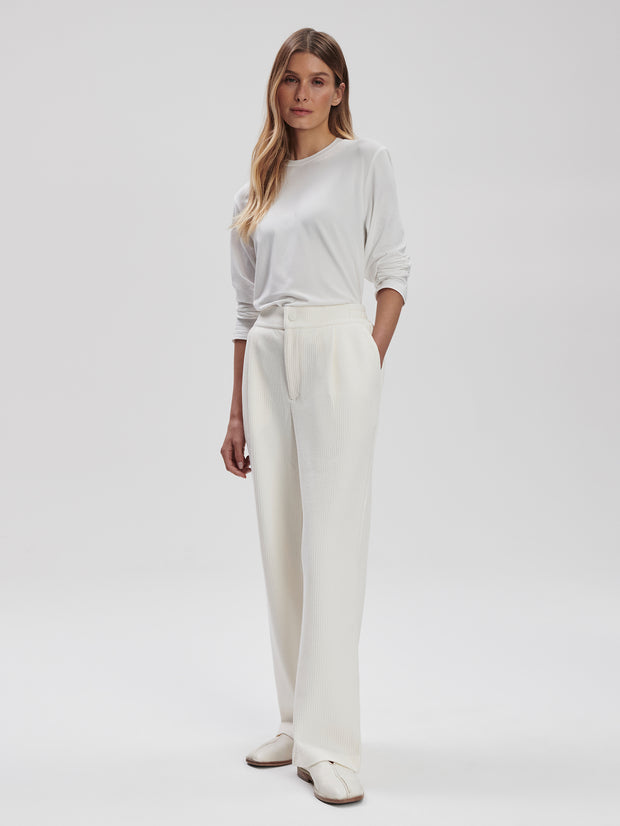 Varley Aberdeen Strght Leg Pant 31.5 - Egret