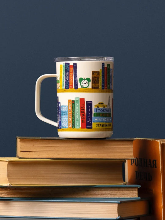 Corkcicle 16oz Rifle Paper Mug - Book Club