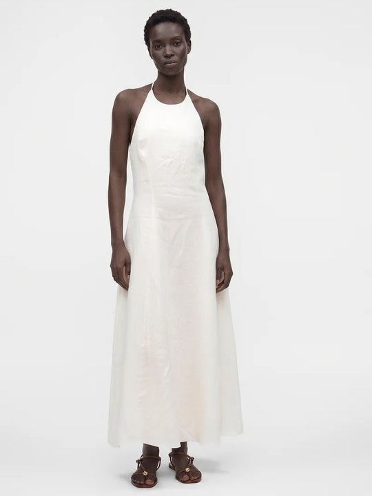 Faithfull the Brand Neolia Midi Dress White