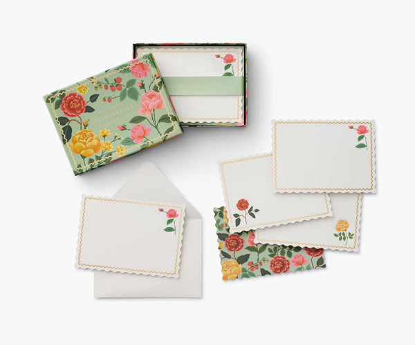 Rifle Paper Co. Roses Stationery Set