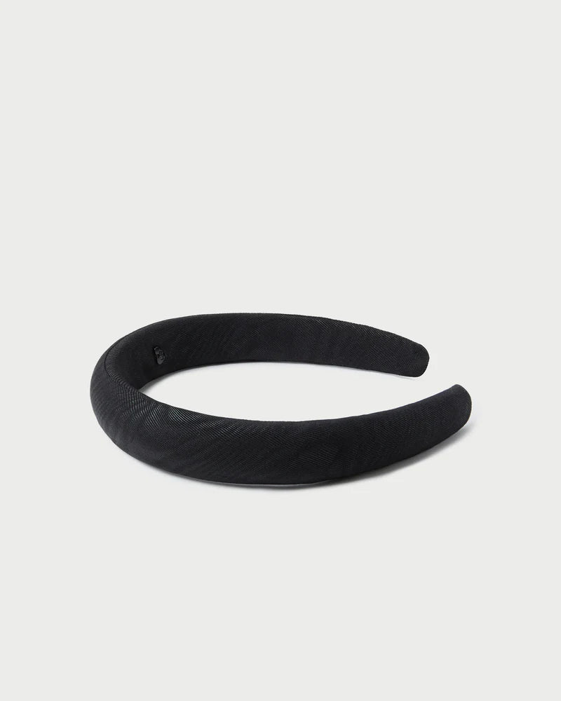Loeffler Randall Marina Puffy Headband Black