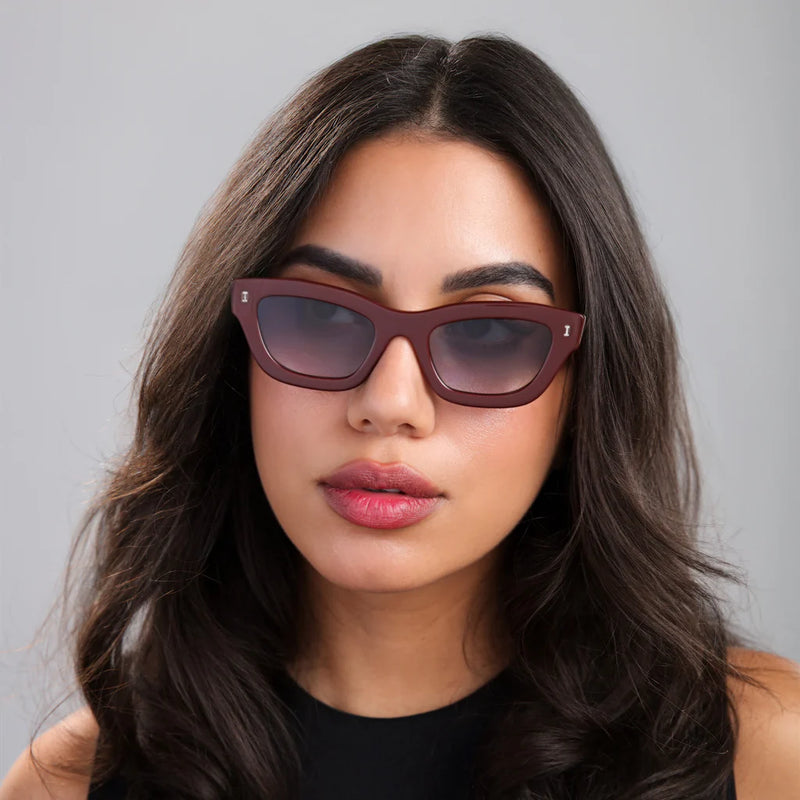 illesteva Donna Bordeaux w/ Grey Gradient