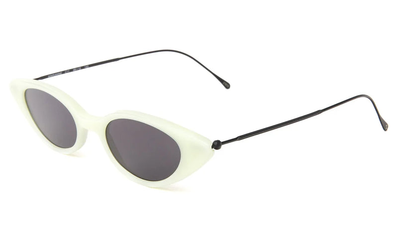 illesteva Marianne Mint/Matte Black w/ Grey Flat Lenses
