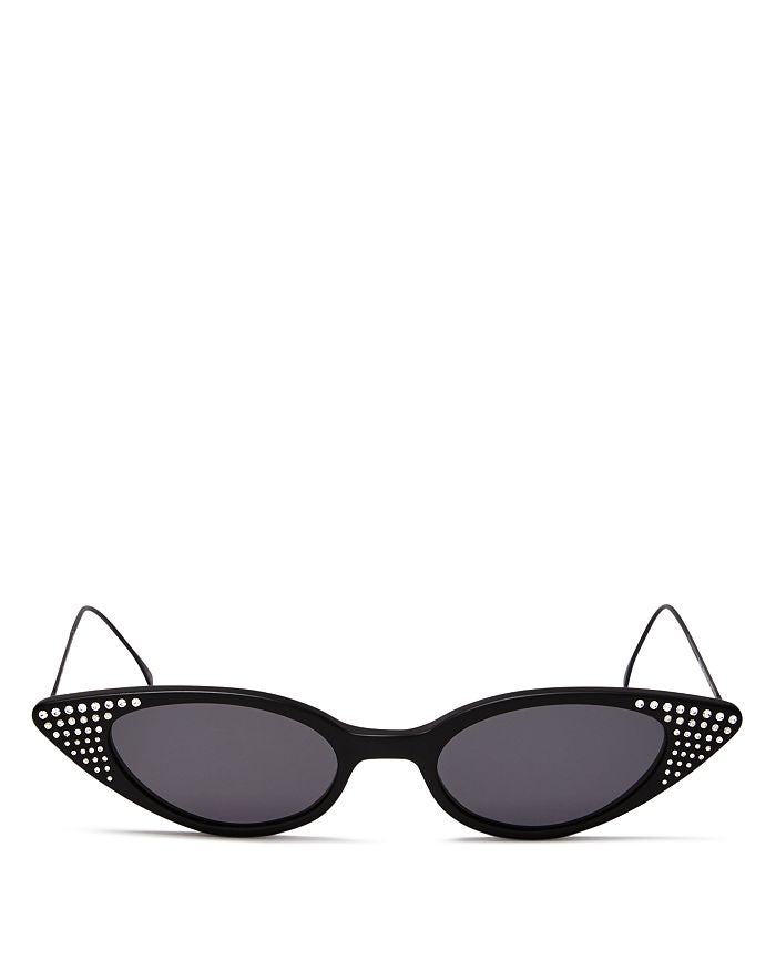 illesteva Marianne Matte Black w/ Silver Swarovski Crystals