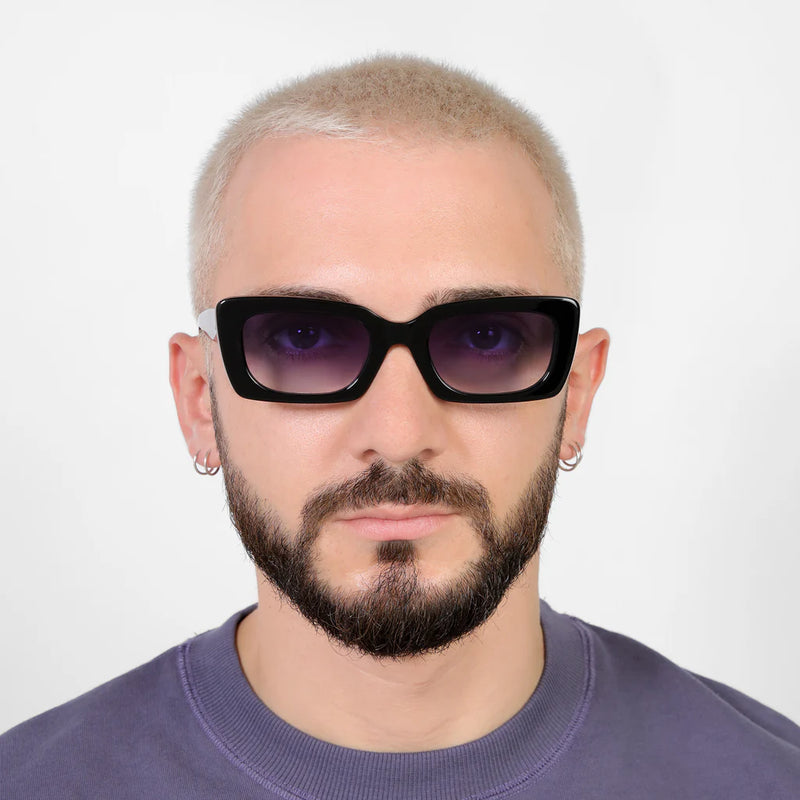 illesteva Wilson Black w/ Purple Flat Gradient