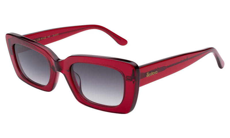 illesteva Wilson Mulberry w/ Grey Flat Gradient