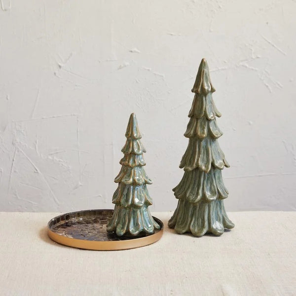 Stoneware Tree, Reactive Glaze (Each One Will Vary)