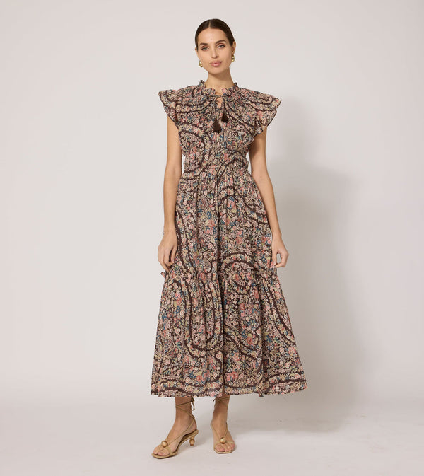 Cleobella Indira Ankle Dress Divina Print