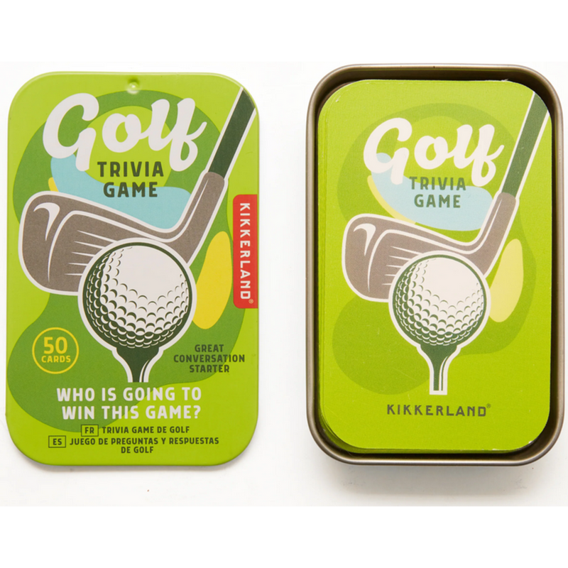 Kikkerland Golf Trivia Game